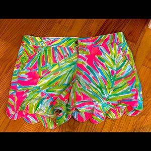 Lilly Pulitzer scalloped shorts